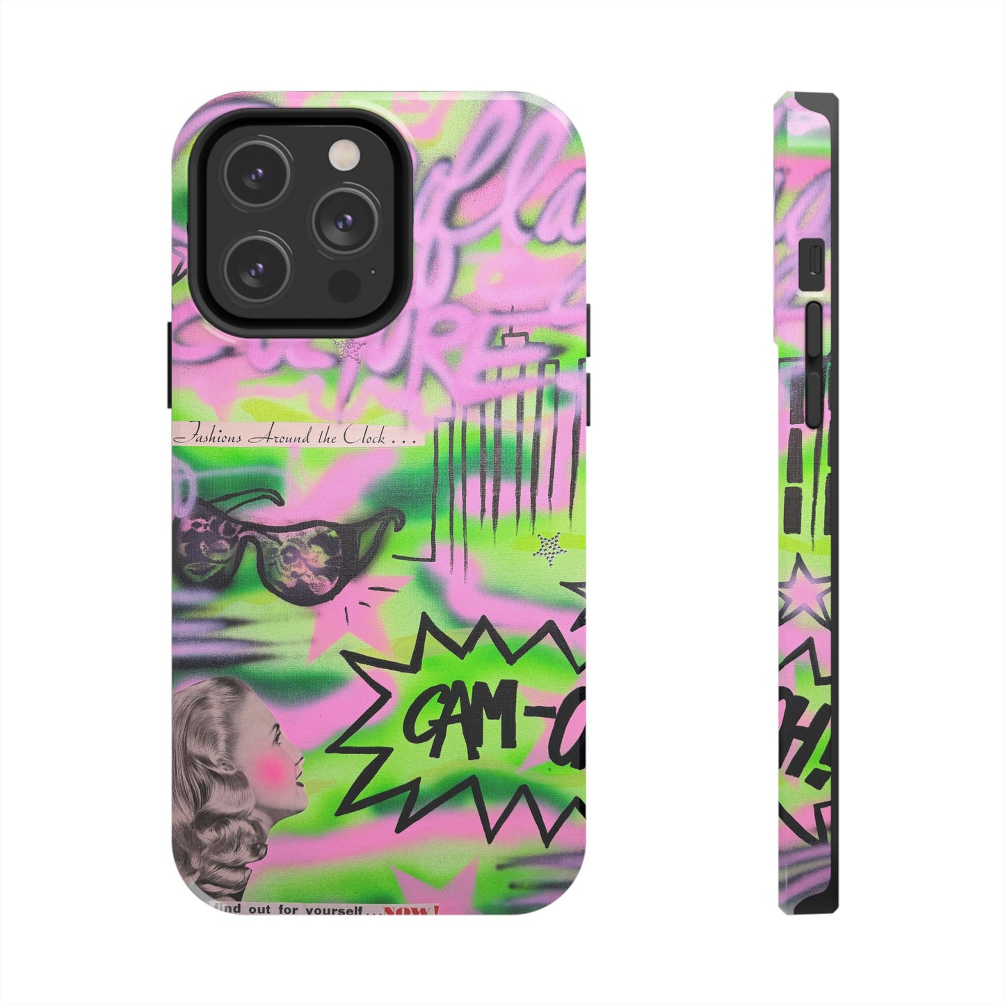 "green camo" airbrush iPhone case