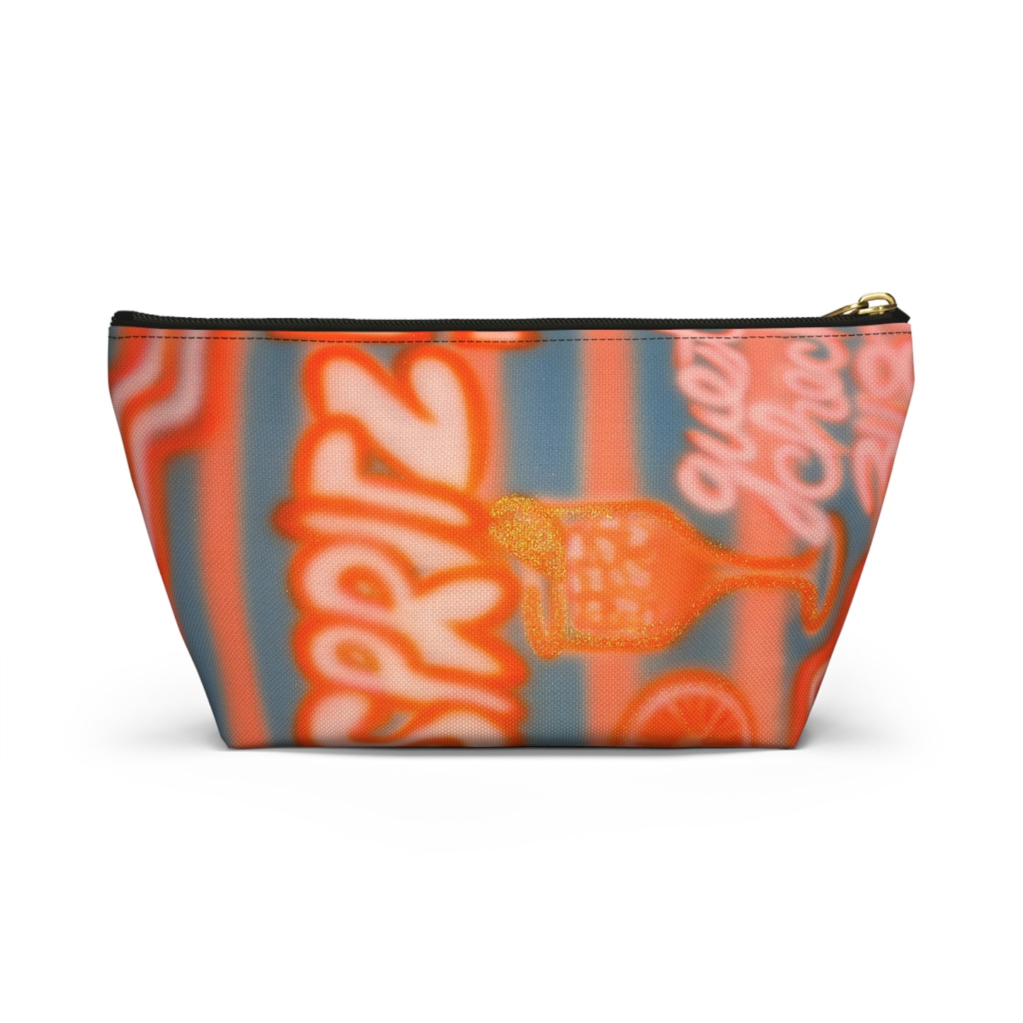 "aperol spritz pt. 2" airbrush makeup pouch