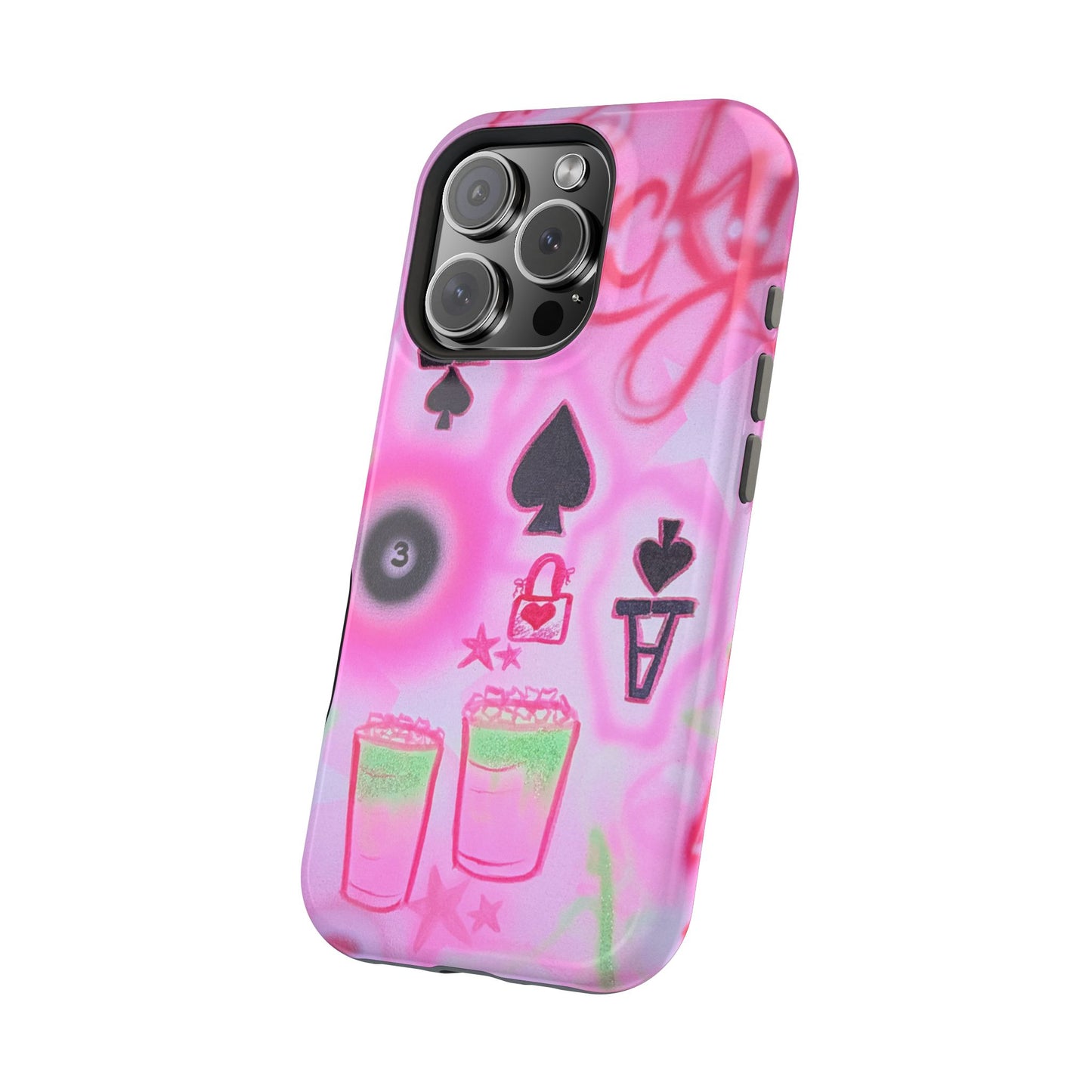 MagSafe "lucky ace" airbrush iPhone case