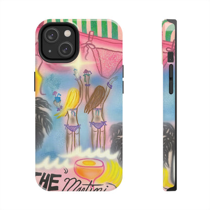 "kinis & tinis" airbrush iPhone case