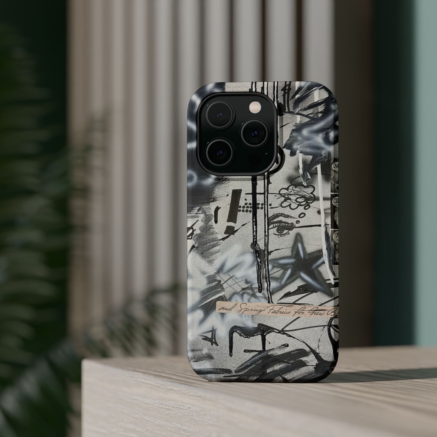 MagSafe "monochrome mood" airbrush iPhone case