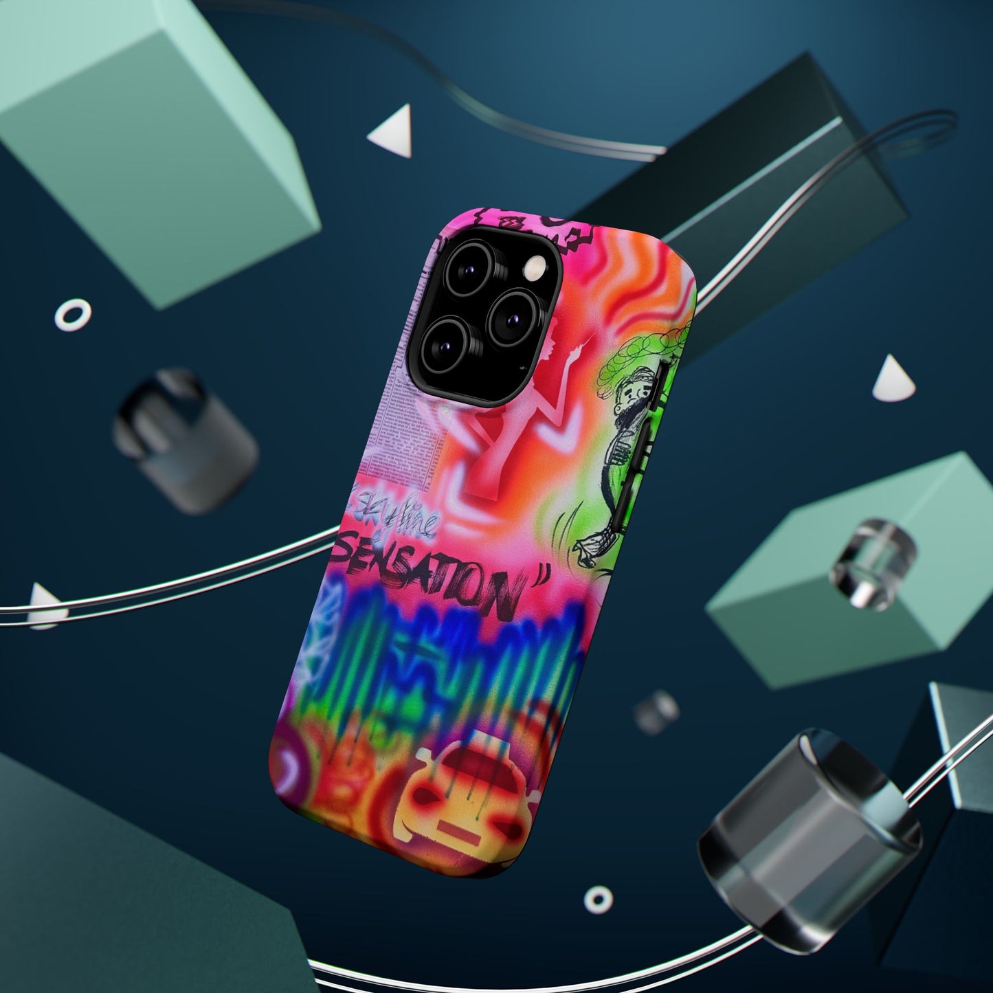 MagSafe "skyline sensation" airbrush iPhone case