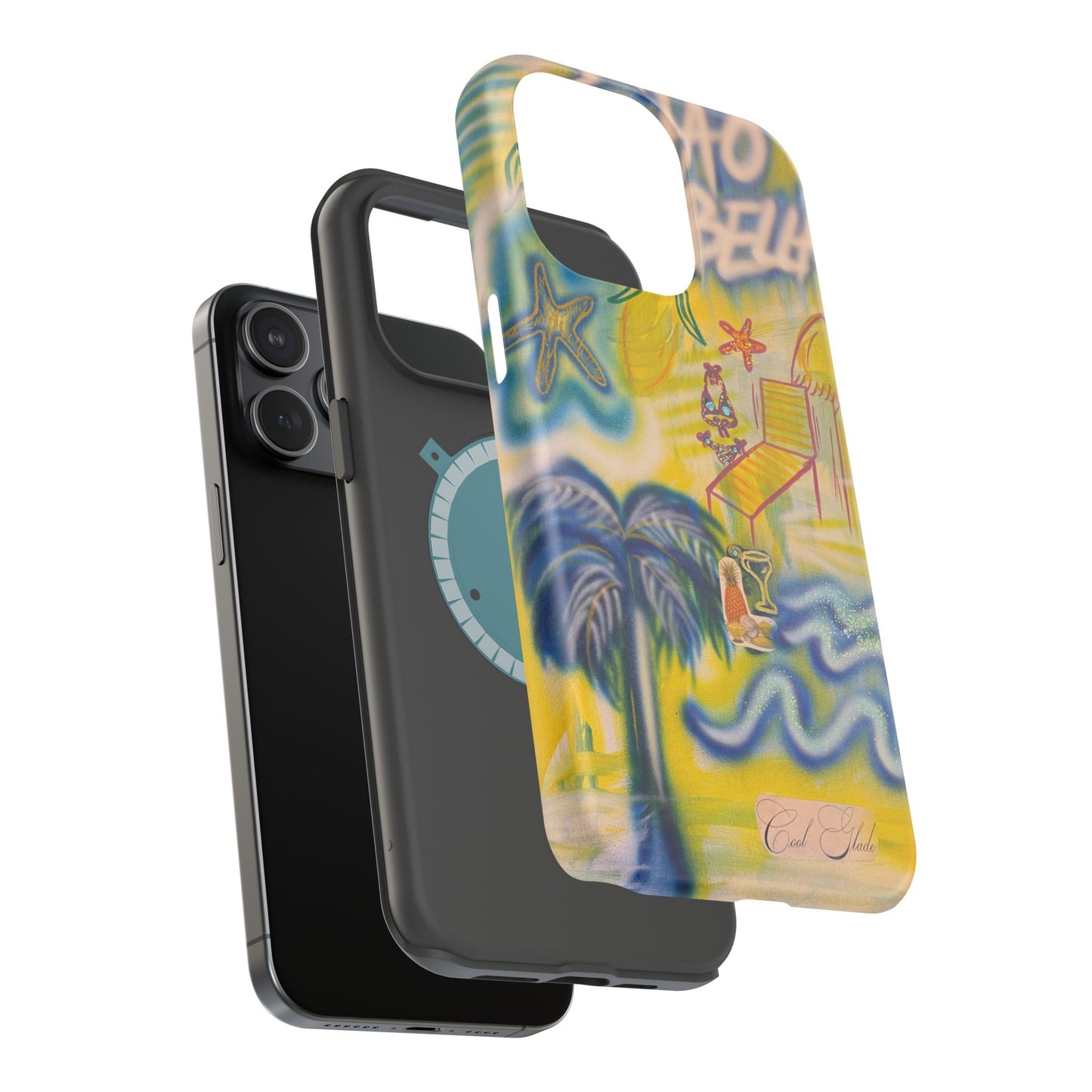 MagSafe "ciao bella" airbrush iPhone case