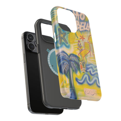 MagSafe "ciao bella" airbrush iPhone case