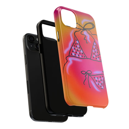 "glitter bikini" airbrush iPhone case
