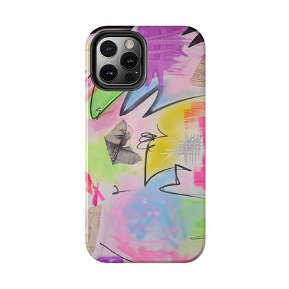 "pastel static" airbrush iPhone case