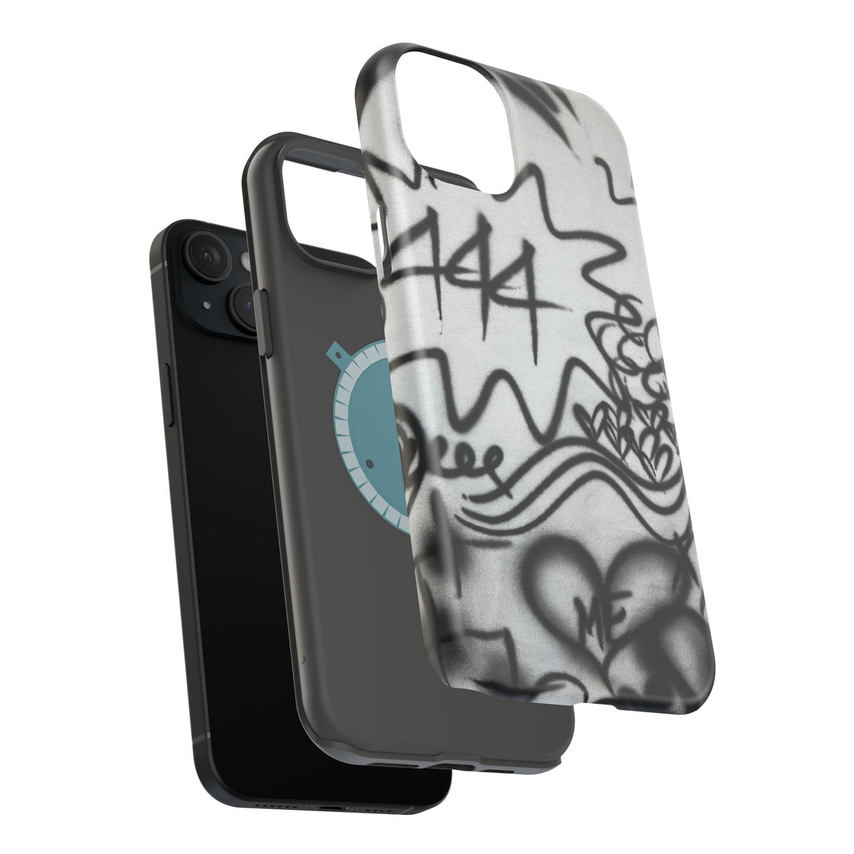 MagSafe „444“ Airbrush iPhone Hülle