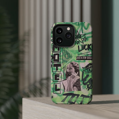 MagSafe "lust over luck" airbrush iPhone case
