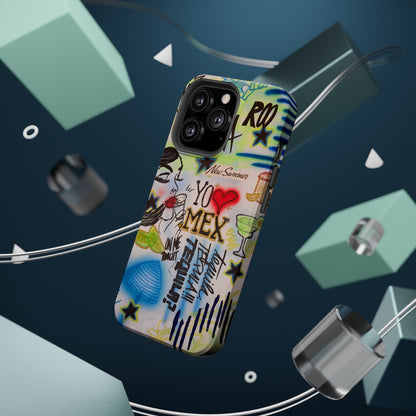 MagSafe "salted lime" airbrush iPhone case