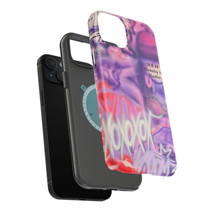 MagSafe "mic check" airbrush iPhone case