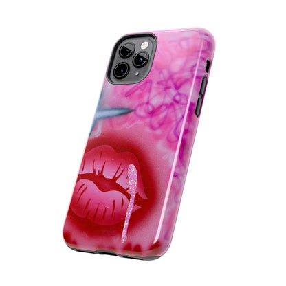 "glitter aura" airbrush iPhone case