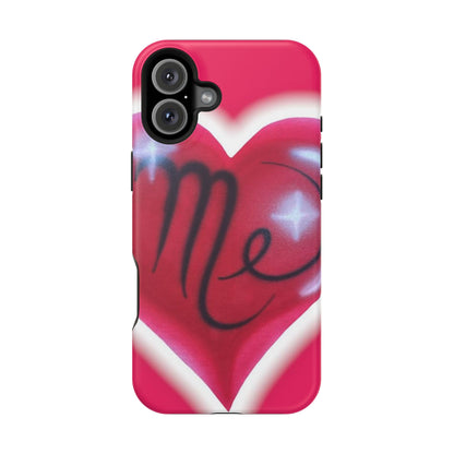 MagSafe "i <3 me" Airbrush iPhone Hülle