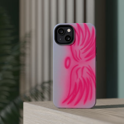 MagSafe "angel wings" airbrush iPhone case