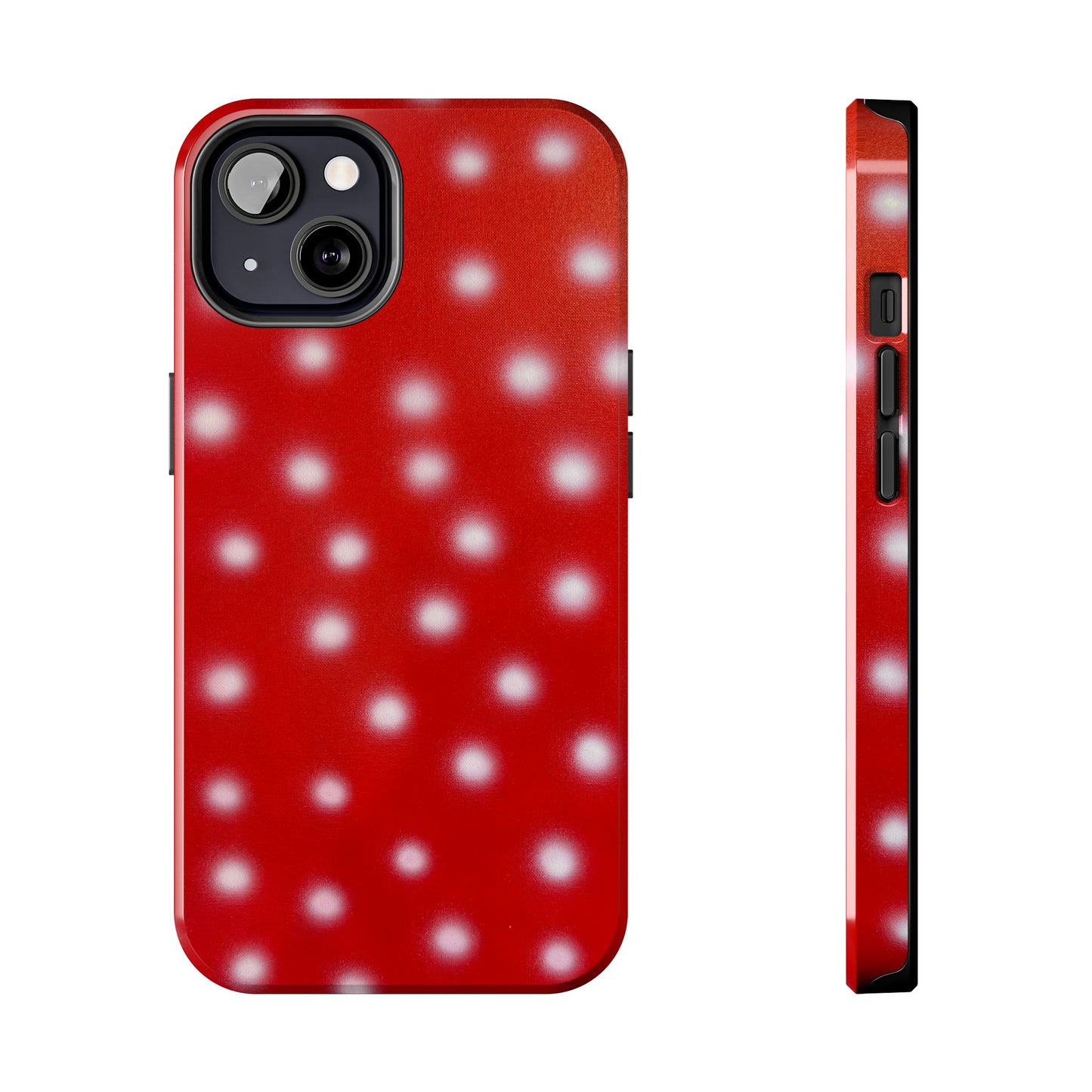 "cherry crush polka dot" airbrush iPhone case