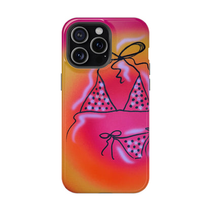 MagSafe "glitter bikini" airbrush iPhone case
