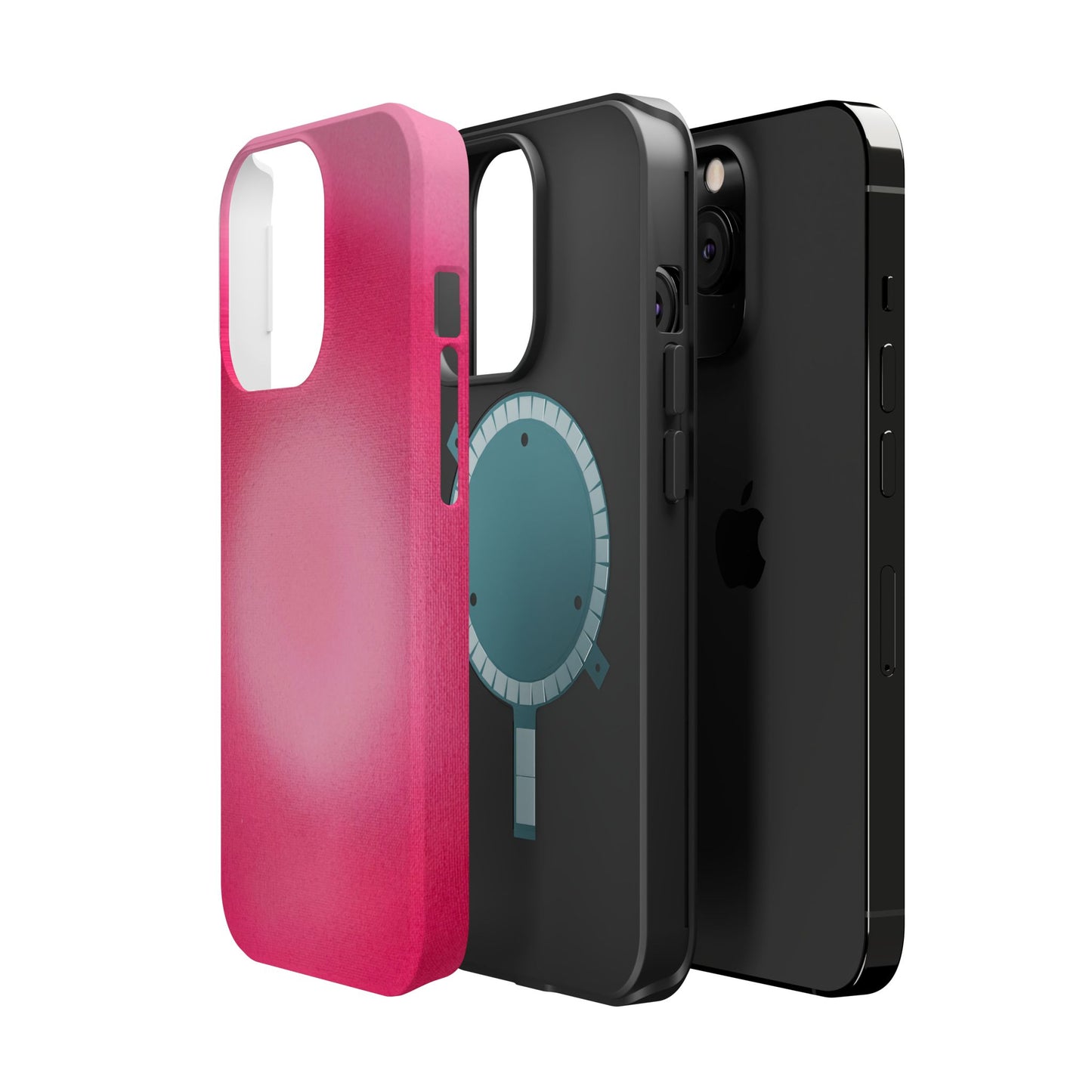 MagSafe "pinkberry" airbrush iPhone case
