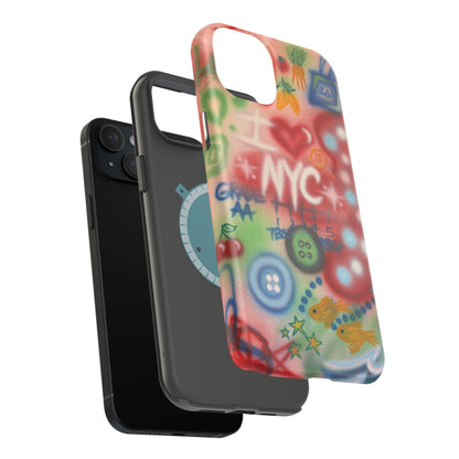 MagSafe "i <3 NYC" airbrush iPhone case