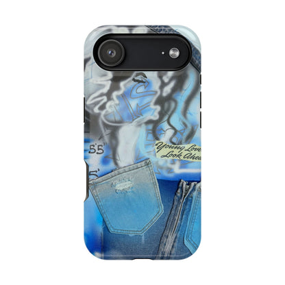 MagSafe "young lovers" airbrush iPhone case