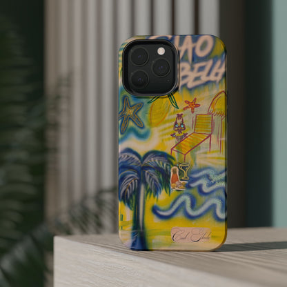 MagSafe "ciao bella" airbrush iPhone case
