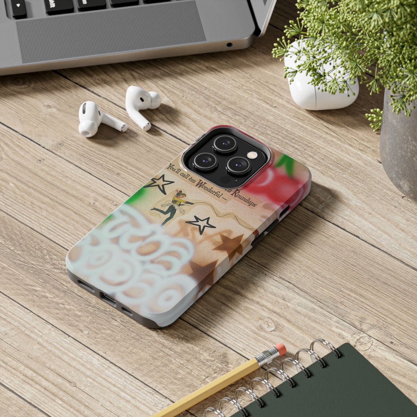 "the rodeo" airbrush iPhone case