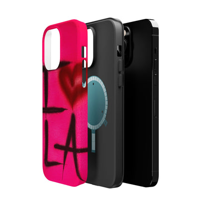 MagSafe „I ❤️ LA“ Airbrush iPhone-Hülle