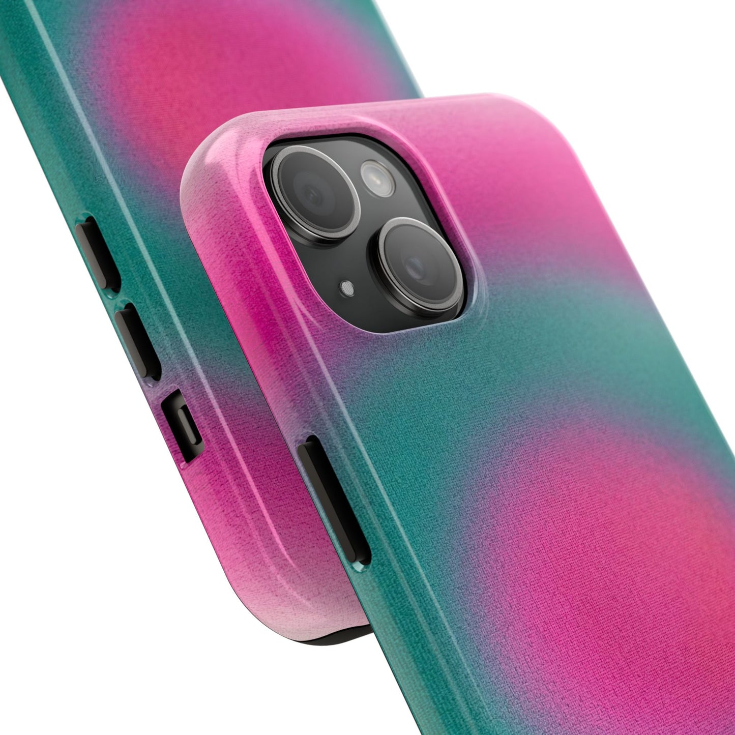 "watermelon swirl" aura airbrush iPhone case
