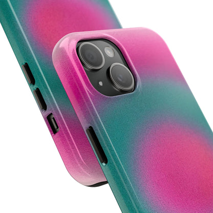 "watermelon swirl" aura airbrush iPhone case