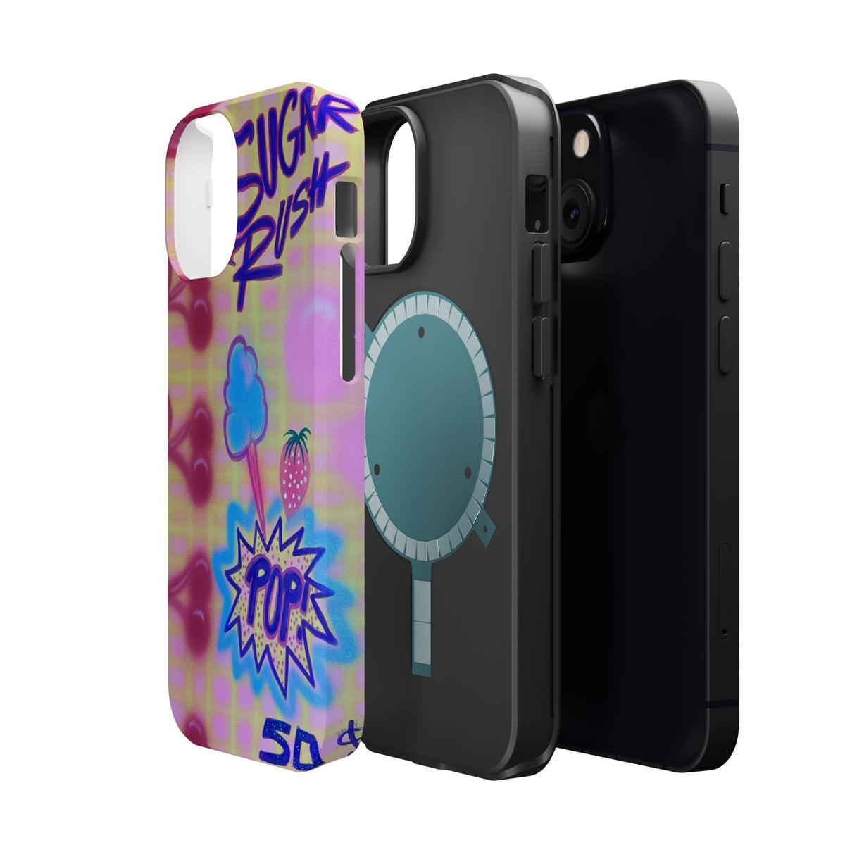MagSafe "sugar rush" airbrush iPhone case