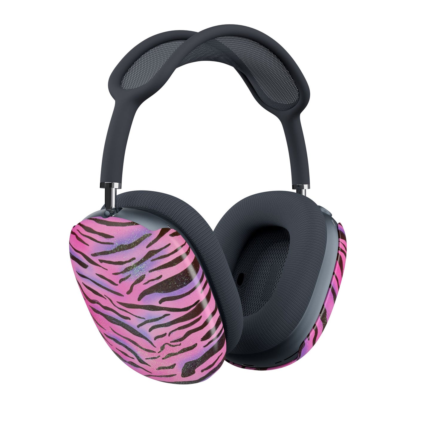 "glitter zebra" airbrush airpod max cases