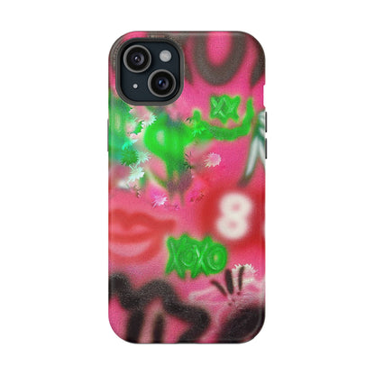 MagSafe "electr!c dreamz" Airbrush iPhone Hülle