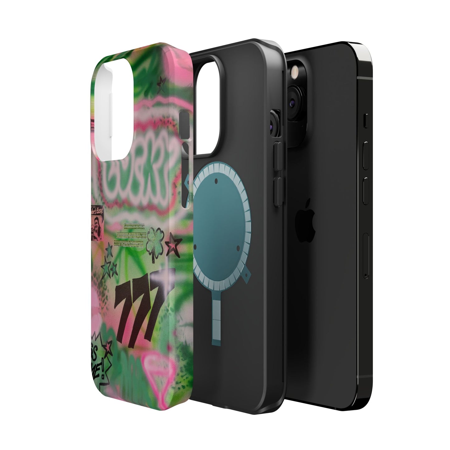 MagSafe "so lucky" airbrush iPhone case
