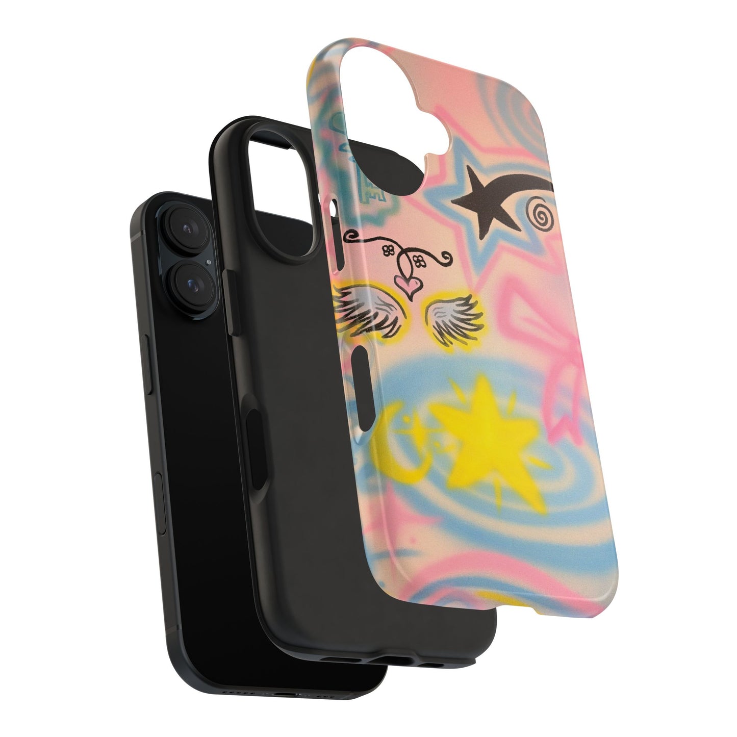 "star energy" airbrush iPhone case