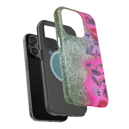 MagSafe "glitter gloss" airbrush iPhone case