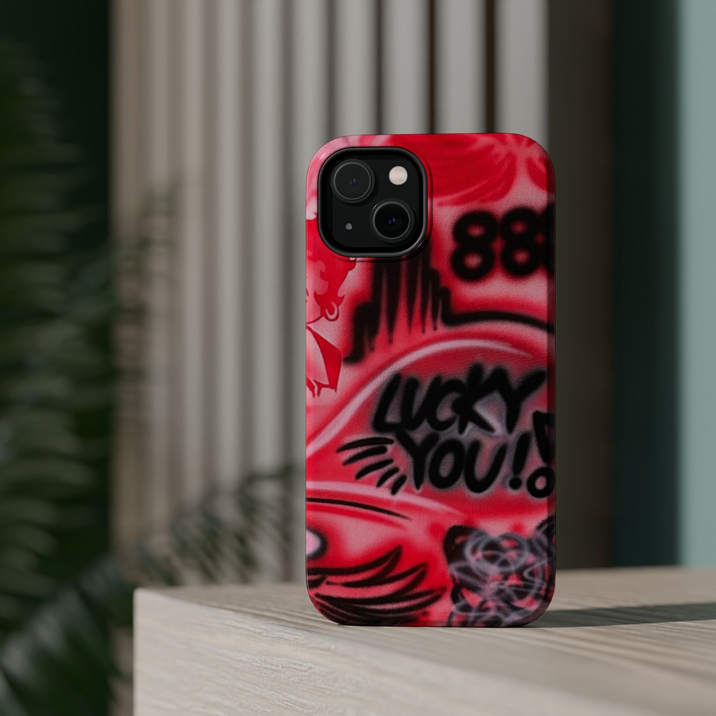 MagSafe „lucky you! pt. 2“ Airbrush iPhone Hülle