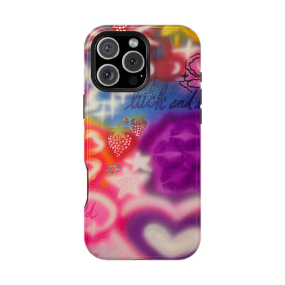 MagSafe „luck & luv pt. 2“ Airbrush iPhone Hülle