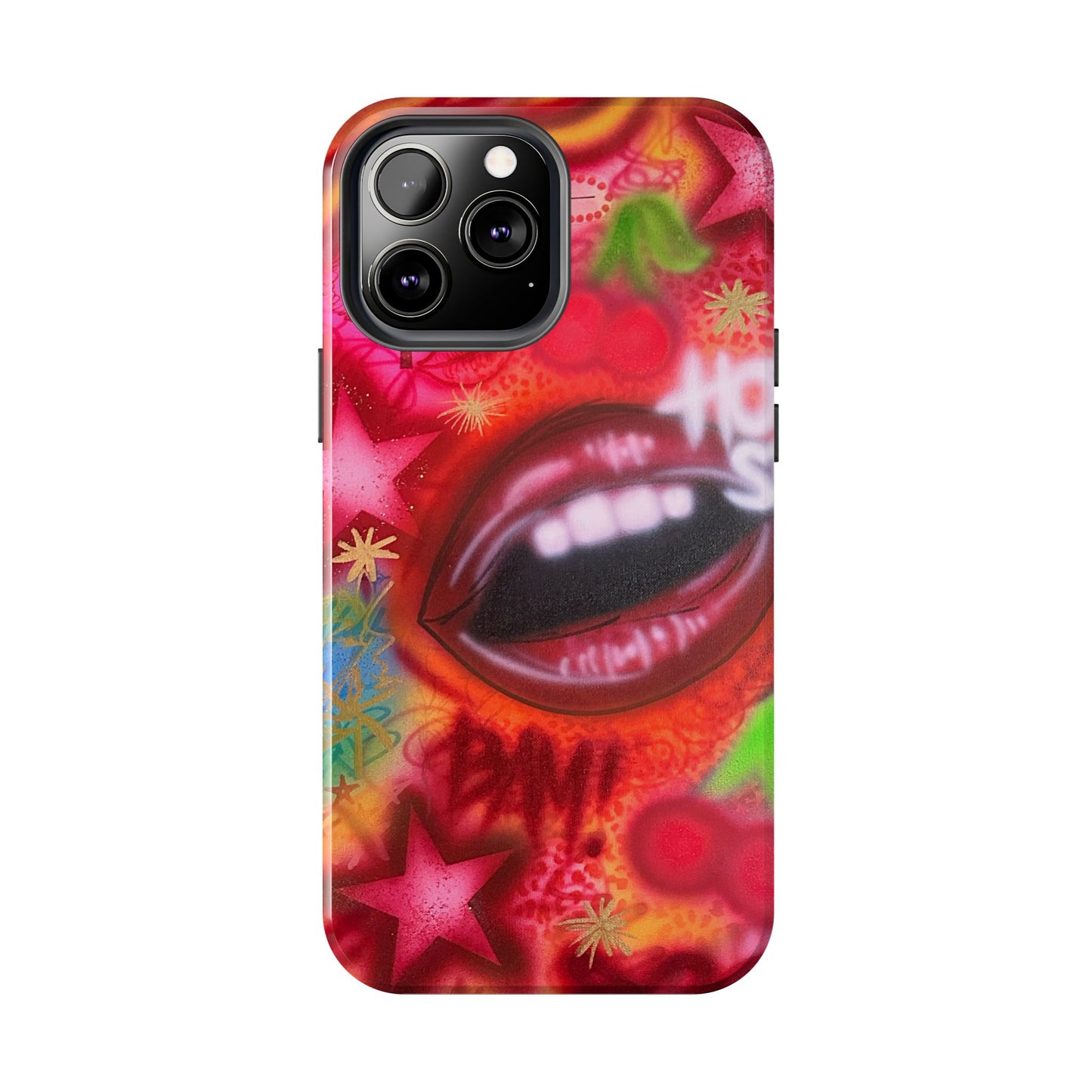 "hot stuff" airbrush iPhone case