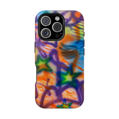 MagSafe "streetwear angel" airbrush iPhone case