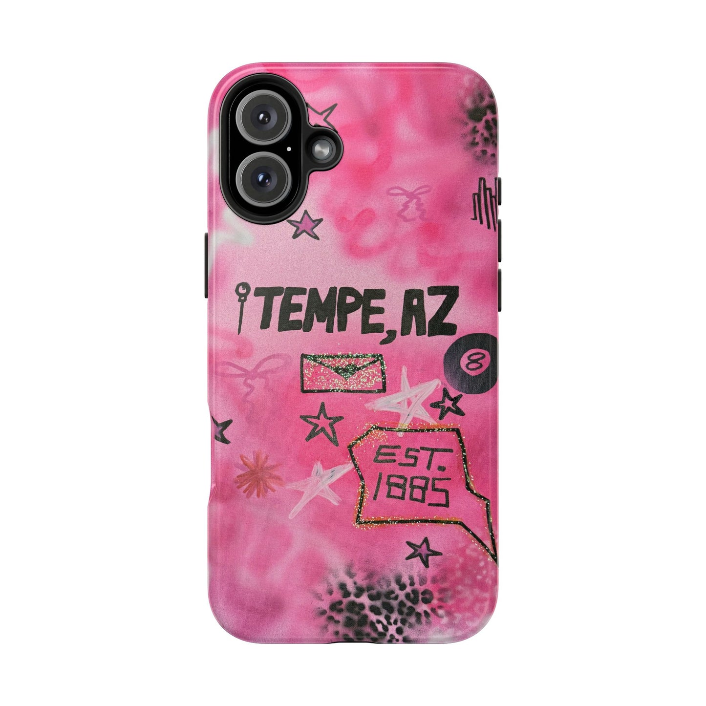 "tempe, az pt. 2" airbrush iPhone case