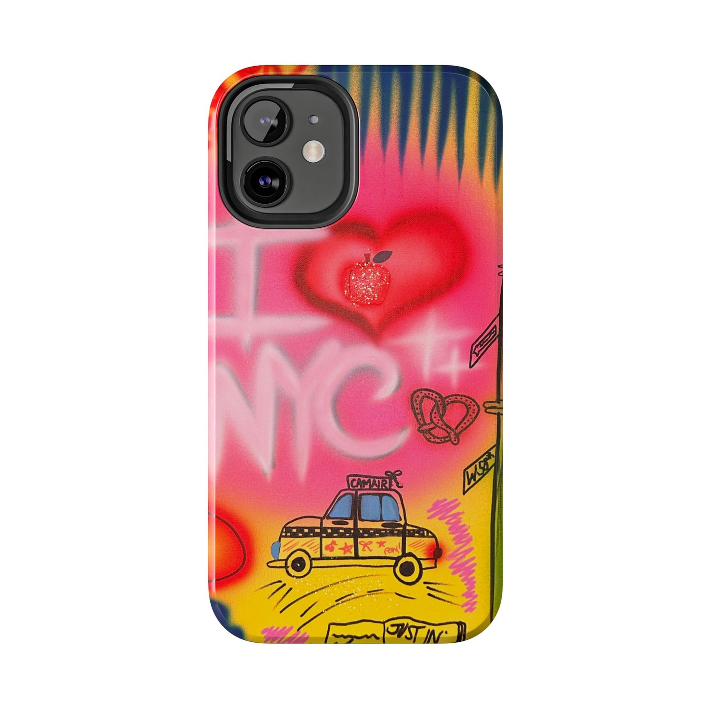 "in the city" airbrush iPhone case