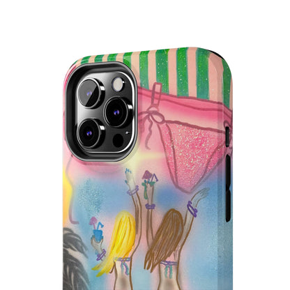 "kinis & tinis" airbrush iPhone case