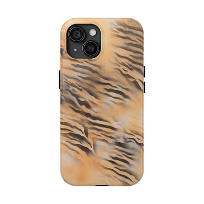 neutral tiger airbrush iPhone case