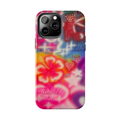 "luck and luv" airbrush iPhone case