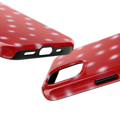 "cherry crush polka dot" airbrush iPhone case
