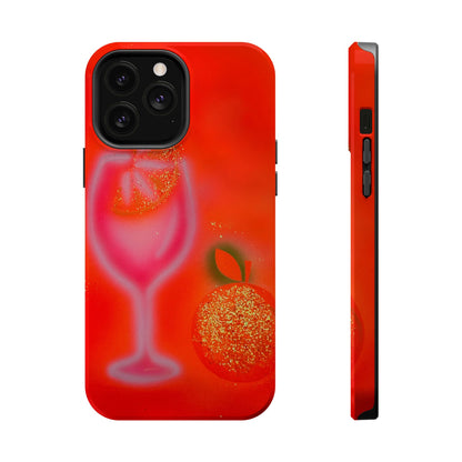 MagSafe "aperol spritz" airbrush iPhone case