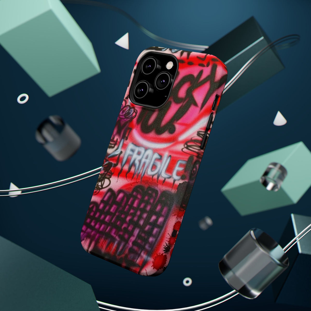 MagSafe "lucky you!" airbrush iPhone case