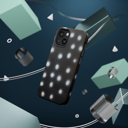 MagSafe "coconut noir polka dot" airbrush iPhone case