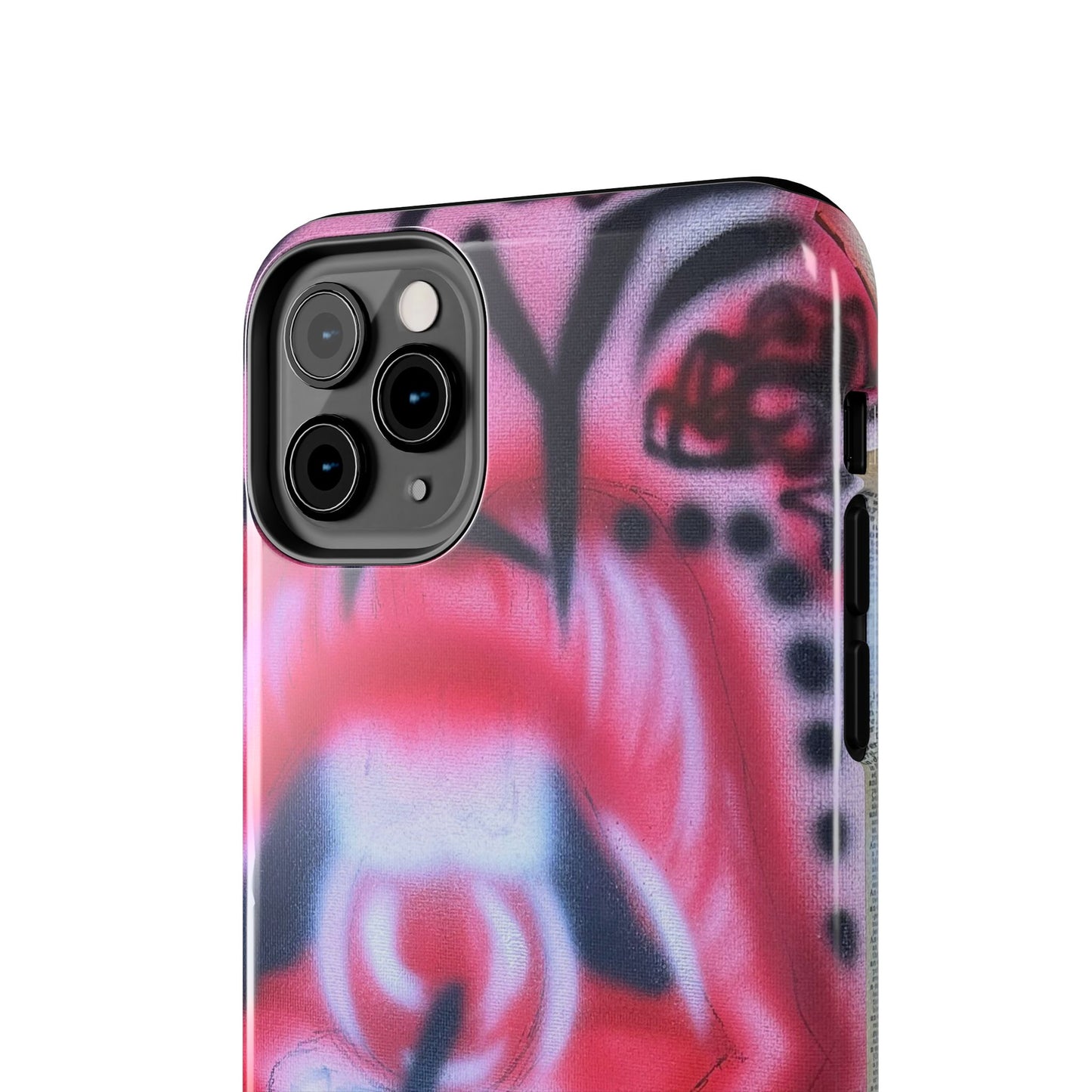 "be happy go lucky" airbrush iPhone case