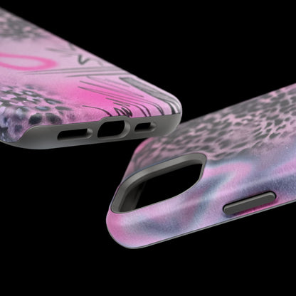 MagSafe "onyx cheetah" Airbrush iPhone Hülle