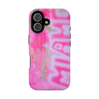 MagSafe "sunset sorbet" airbrush iPhone case