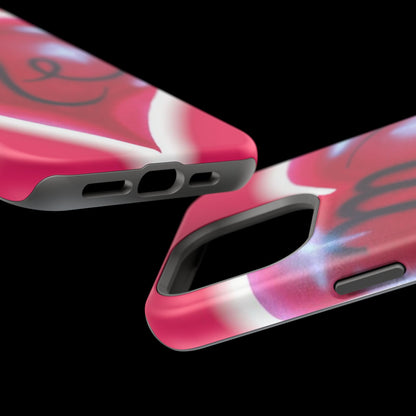 MagSafe "i <3 me" Airbrush iPhone Hülle